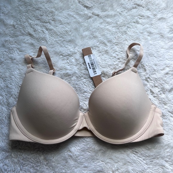 SKIMS Other - SKIMS Fits Everybody T-Shirt Bra Sand BA-DEM-9221 Underwire Padded Size 34B NEW